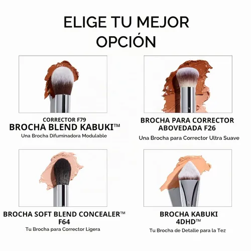Vista 7 de Sigma Beauty F85 - Cepillo Kabuki de Aerógrafo (F79 - Cepillo Kabuki para Difuminar Corrector)