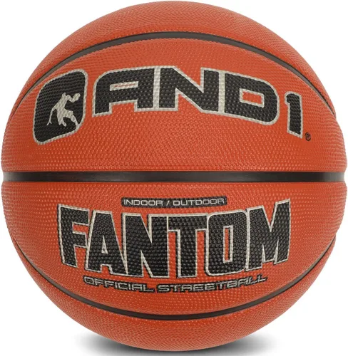 Vista 10 de AND1 Fantom Classic Rubber Basketball, Official Regulation Size 7(29.5")