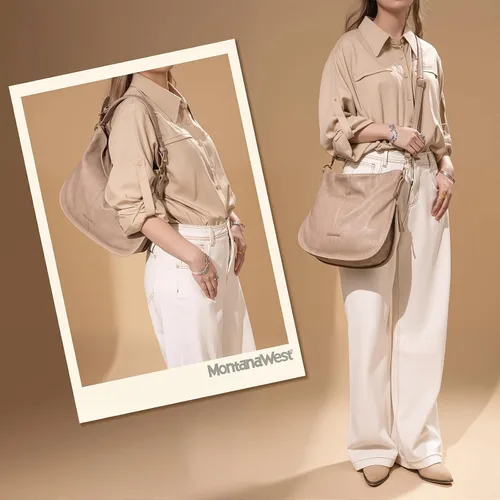 Vista 4 de Montana West Bolsos Hobo para mujer Bolsos de hombro y bolsos