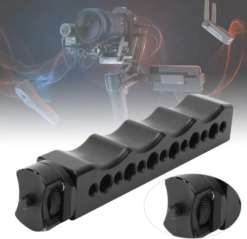 Vista 5 de Weebill SMicrophone Handle Grip Tres Axis estabilizador SLR Manijas para Weebill Lab, Negro