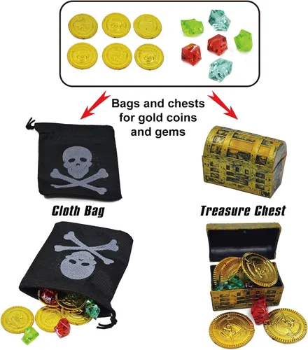 Vista 5 de Pirate Costume for Girls Role Play Set Dress-up Costumes- Sea Buccaneer Costume Dress up