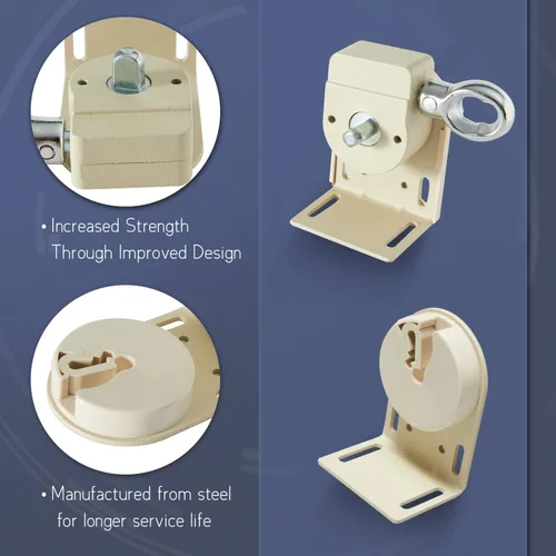 Vista 7 de Kit elástico + soporte inalámbrico, accesorios de instalación de repuesto universales para sombrilla de interior/exterior y persianas enrollables
