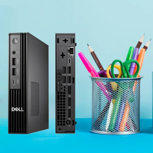 Vista 6 de Dell Computadora de escritorio Pro Micro Plus 2026: Intel Ultra 7 de 20 núcleos, 16 GB DDR5, 1 TB PCIe SSD, 3 DisplayPort, USB-C, WiFi 6, Windows 11