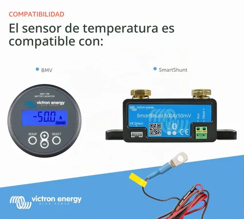 Vista 3 de Victron Energy Sensor de Temperatura para Victron Energy BMV-702/712
