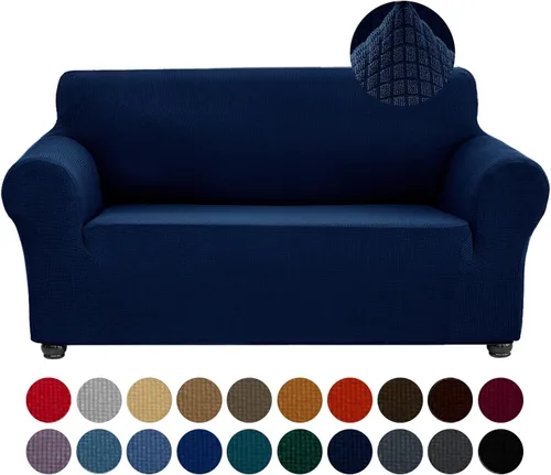 Vista 8 de Joccun Funda Elástica para Silla Sofá, Funda de Sofá de 1 Pieza Tela Jacquard de Spandex con Parte Inferior Elástica, Protector de Muebles Lavable