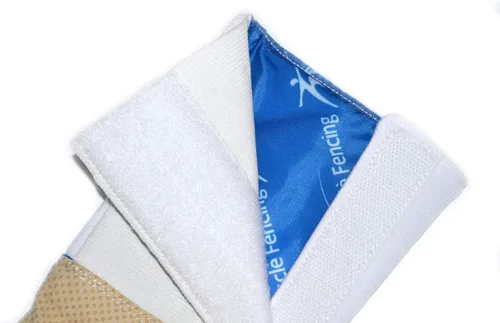 Vista 6 de LEONARK Guantes de esgrima para espada y sable de aluminio, guantes para práctica de cercas y combates - Equipo profesional de esgrima para esgrima