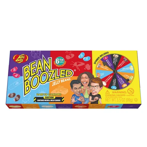 Vista 8 de Juego de mesa Jelly Belly de regalo, peso neto 3.5 onzas, empaquetado por Snack Bites Inc.