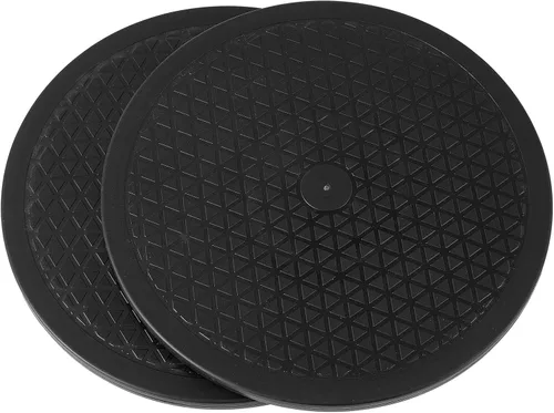 Vista 8 de 2 Piezas (8 Pulgadas) Soporte Giratorio Resistente - Lazy Susan con Rodamientos de Bolas de Acero para Base de Modelo/Plantas Giratorias/Soporte