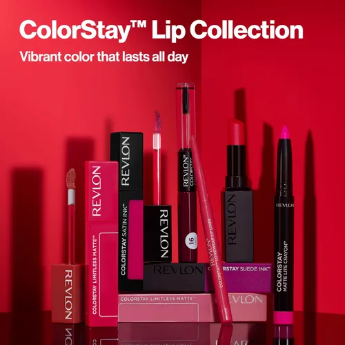 Vista 7 de Revlon Lápiz Labial Líquido con Brillo Labial Transparente, ColorStay Overtime, Regalo para Mujeres, 080 Keep Blushing, 2 ml