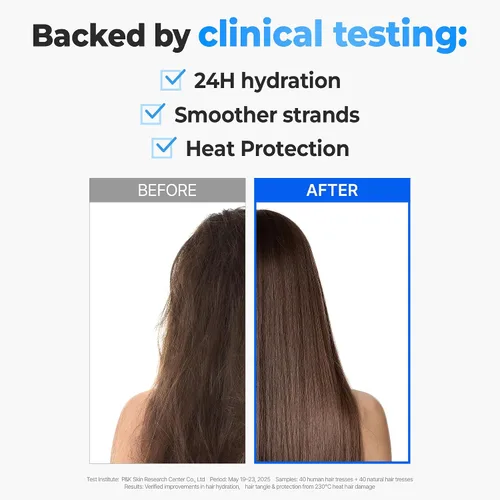 Vista 3 de KUNDAL Suero ligero de ácido hialurónico para el cabello fino y fino, Hydra Hyaluron para el control del encrespamiento, el volumen y la humedad