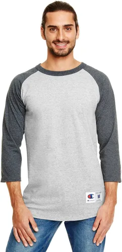 Vista 21 de Champion Camiseta de béisbol raglán para hombre