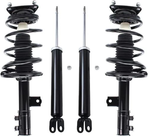 Vista 67 de Detroit Axle - Kit de amortiguadores de 4 puntales para Ford Escape 14-19, 2 puntales delanteros con resorte helicoidal 2 amortiguadores traseros