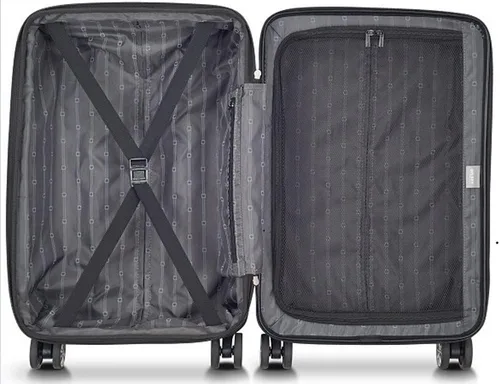 Vista 5 de DELSEY PARIS Jessica Hardside - Maleta expandible con ruedas giratorias, Negro -, Equipaje