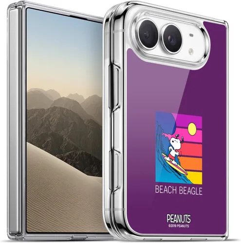 Vista 189 de Head Case Designs Snoopy Aloha Disco - Funda de gel con licencia oficial de Peanuts Surf [protección de grado militar] compatible con Apple iPhone