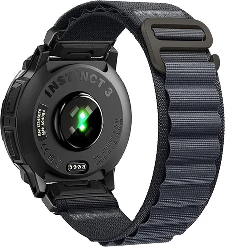 Vista 7 de for Garmin Instinct 3 45mm Watch Band, Soft Nylon Watch Band for Instinct 2 Solar/Instinct Watch Bands, Replacement Strap for Instinct