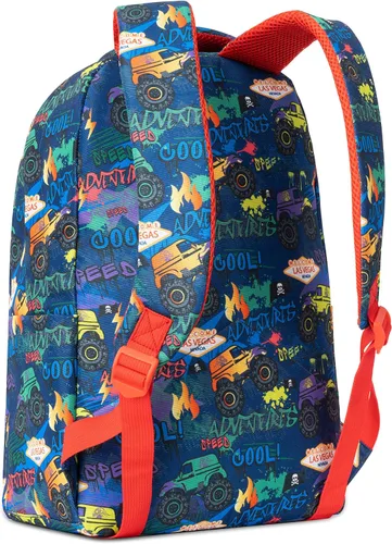 Vista 2 de Snug Mochila infantil para la escuela deportes y viajes perfecta para mayores de 4 años Monster Truck Estándar Mochilas tipo mochila