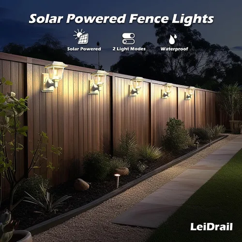 Vista 7 de Farol solar de pared, 2 modos de luces solares para valla con bombilla Edison, accesorios para casa de juegos al aire libre, impermeable, luz LED