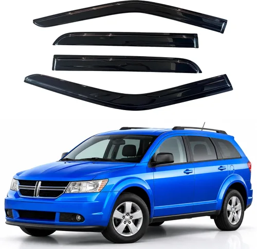 Vista 158 de Visera de ventana IG para Ford Focus Sedán y Hatchback 2012-2018, Protector de ventana lateral para lluvia y viento estilo Mugen, extra duradero