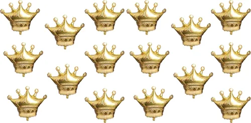 Vista 8 de 8 globos de papel de aluminio con corona dorada, decoraciones para fiestas, bodas, despedidas de soltera, matrimonios, compromisos