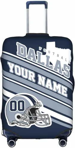 Vista 11 de Fundas de equipaje personalizadas con nombre y número, funda de maleta lavable elástica personalizada para equipaje, Arizona, Fútbol