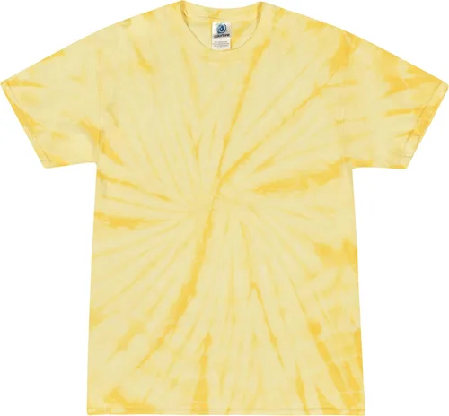 Vista 17 de Colortone Camisetas de teñido anudado de araña para hombres y mujeres, camisetas unisex de manga corta con teñido anudado para adultos Blaze