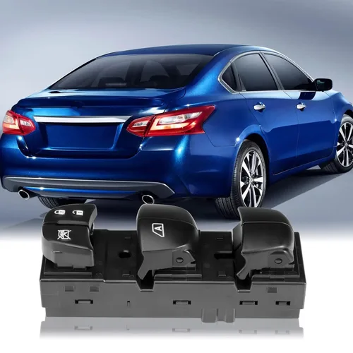 Vista 5 de Interruptor maestro de elevalunas eléctrico izquierdo para el lado del conductor para Altima Frontier Leaf Rogue Sentra 2013 2014 2015 2016 2017