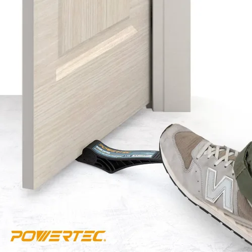 Vista 4 de POWERTEC Levantador de puerta, paneles de yeso operados por pies, elevador de paneles, elevador de paneles de yeso para colocar puertas, placas