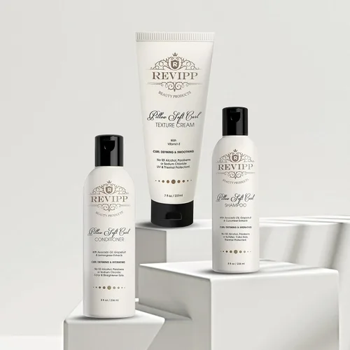 Vista 9 de REVIPP Beauty - Sistema completo de cuidado del cabello - Acondicionador hidratante, champú revitalizante y crema de textura - Obtén los mejores