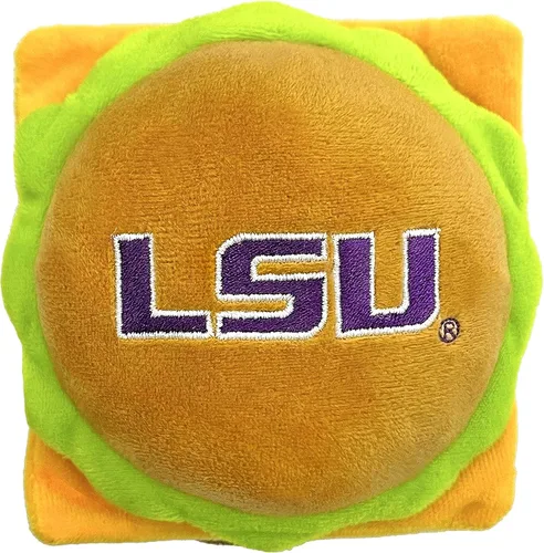 Vista 39 de NCAA Alabama Crimson Tide HOT Dog - Juguete de peluche para perros y gatos, juguete de peluche para perros y gatos con chirriador interior y hermoso