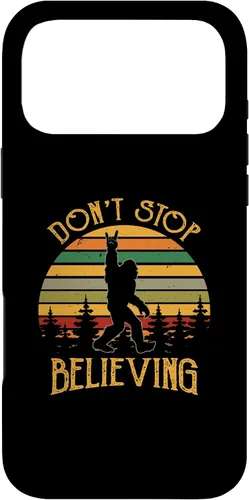 Vista 22 de Don't Stop Believing Bigfoot Rock And Roll Sasquatch Case for iPhone 16