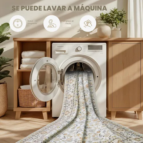 Vista 6 de Alfombras de área de 2x3 para sala de estar: alfombra vintage Beige