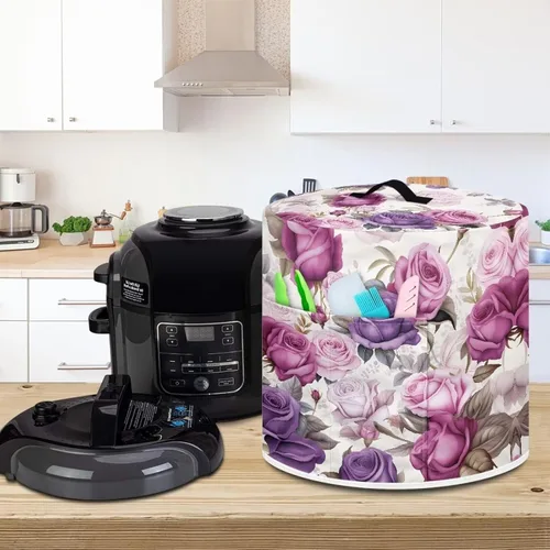 Vista 17 de Flashideas Cherry Love - Funda para olla a presión con bolsillo de almacenamiento compatible con olla instantánea de 8 cuartos de galón, accesorios