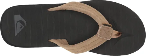Vista 5 de Quiksilver Men's Carver Suede 3 Point Flip Flop Athletic Sandal