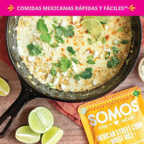 Vista 4 de SOMOS Arroz Blanco de Elote Callejero Mexicano, 8.8 OZ