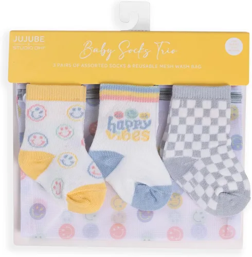 Vista 12 de JuJuBe Calcetines a juego para mamá y bebé niño o niña, regalos de baby shower, artículos esenciales para recién nacidos