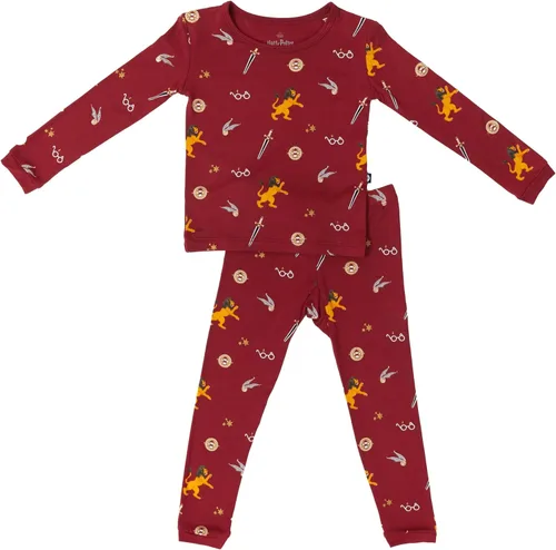 Vista 5 de KYTE BABY Juego de pijama para niños pequeños – Pijamas para niños pequeños hechas de material de rayón de bambú suave Pollito de Aloe