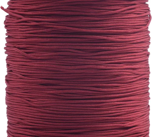 Vista 85 de KONMAY 1 rollo de cuerda de nailon de 150 yardas, trenzado de 0.016 in de nailon Shamballa Macramé/cordón de cuentas, cordón de nudo chino, cuerda