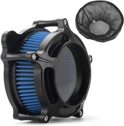 Vista 11 de Para filtro limpiador de aire de motocicleta Harley Davidson Sportster Touring Street Glide Road King Electra Dyna Softail entrada de aire