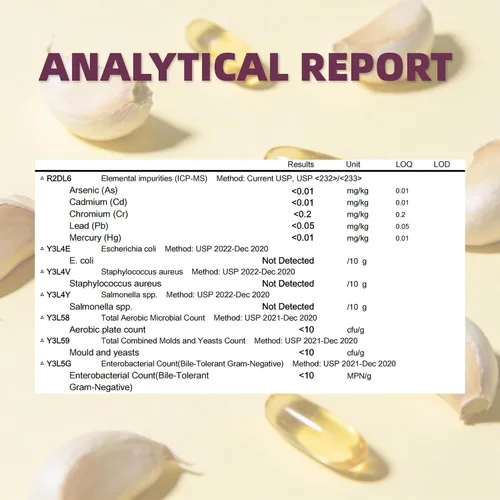 Vista 8 de Extracto de ajo envejecido 4 en 1 10,113 mg Zinc, magnesio y B12 300 cápsulas blandas Suplementos de ajo inodoro Apoyo antioxidante, apoyo