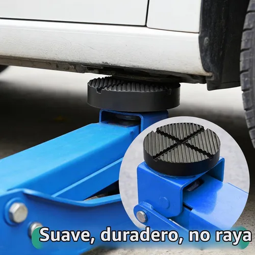 Vista 5 de Almohadilla de goma universal para gato de piso, almohadilla para elevador de vehículo, adaptador con ranura y protector de soldadura de pellizco 1