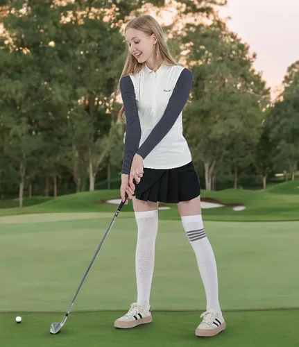 Vista 6 de Chal de enfriamiento de golf para mujer, mangas de protección solar para exteriores