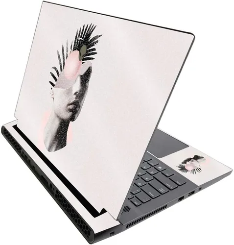 Vista 420 de MightySkins - Skin brillante con purpurina para Alienware M17 R3 (2020) y M17 R4 (2021) - Diversión de los años 90 Acabado duradero con purpurina