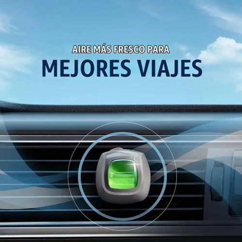 Vista 5 de Febreze AUTO - Clip de ventilación para ambientador de aire, 07 onzas, clip de ventilación de automóvil, paquete de 2 (CEDAR)