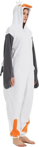 Vista 2 de III HHONS Animal Onesie Adult Women Men Halloween Pajamas Costume Cosplay Sleepwear Onesies