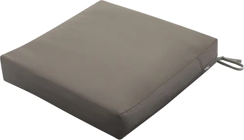 Vista 42 de Classic Accessories Ravenna - Cojín de asiento de patio resistente al agua de 21 x 19 x 5 pulgadas, verde azulado, cojín de sofá de dos plazas