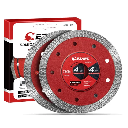 Vista 11 de EZARC Hoja de diamante súper delgada de 3 pulgadas, hojas de sierra de diamante para amoladora angular, hoja para azulejos de 3" para corte suave