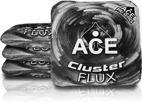 Vista 16 de Cluster Flux Bolsos de Cornhole ACE Pro + Kits PRO Tecnología de Almohadilla de Cluster Doble Cara Resbaladiza y Pegajosa para Todo Clima Negro
