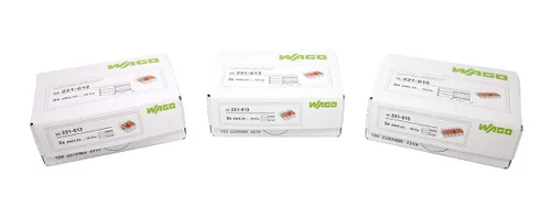 Vista 2 de WAGO Surtido de conectores de cable compacto de 221-61x 10AWG 95pc
