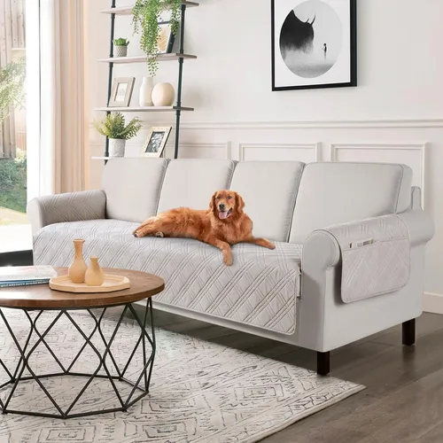 Vista 52 de TAOCOCO Fundas impermeables para silla para mascotas y perros con respaldo antideslizante, fundas para asiento de silla con bolsillo lateral