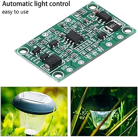 Vista 6 de Hilitand 3.2 V 3.7 V Placa de controlador solar Controlador de carga de batería de litio Control de placa de circuito solar para energía solar